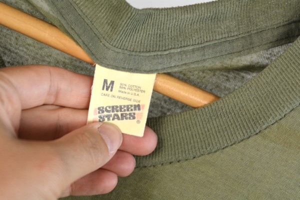 Authentication & dating request — Nirvana In Utero tee (Screen Stars tag)