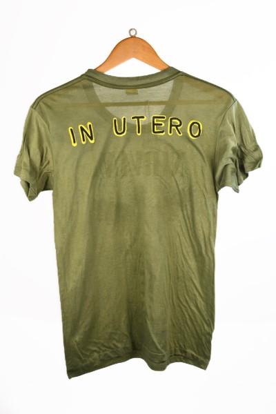 Authentication & dating request — Nirvana In Utero tee (Screen Stars tag)