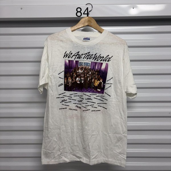 We are the world shirt Hanes
