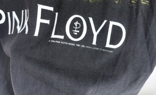 90s pink floyd brockum tag, lc pls