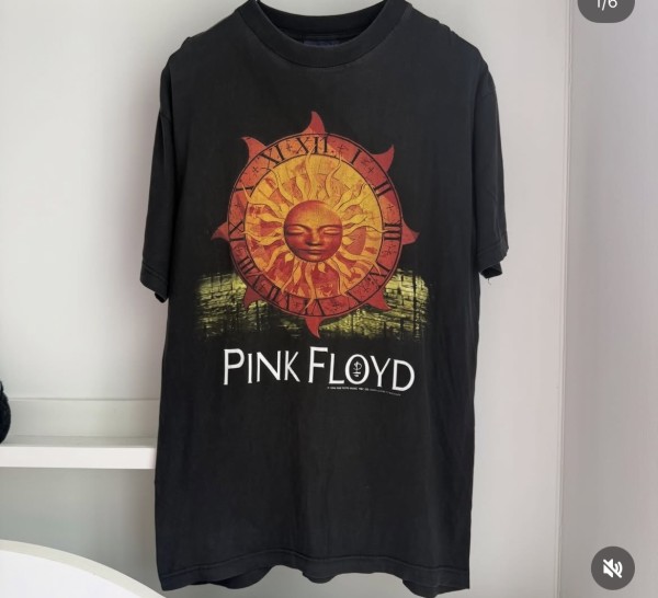 90s pink floyd brockum tag, lc pls