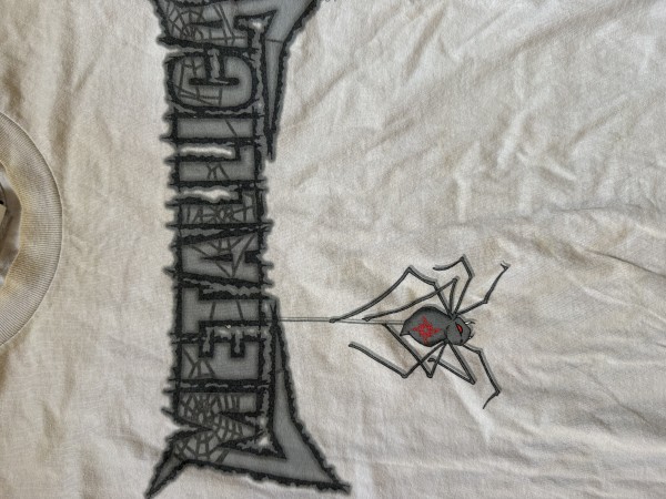 Metallica Spider Shirt Giant Tag