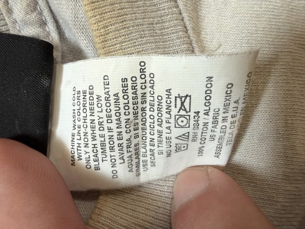 Metallica Spider Shirt Giant Tag