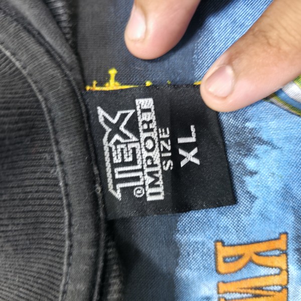 T-shirt with a supposedly European tag, Saint Basil's Cathedral