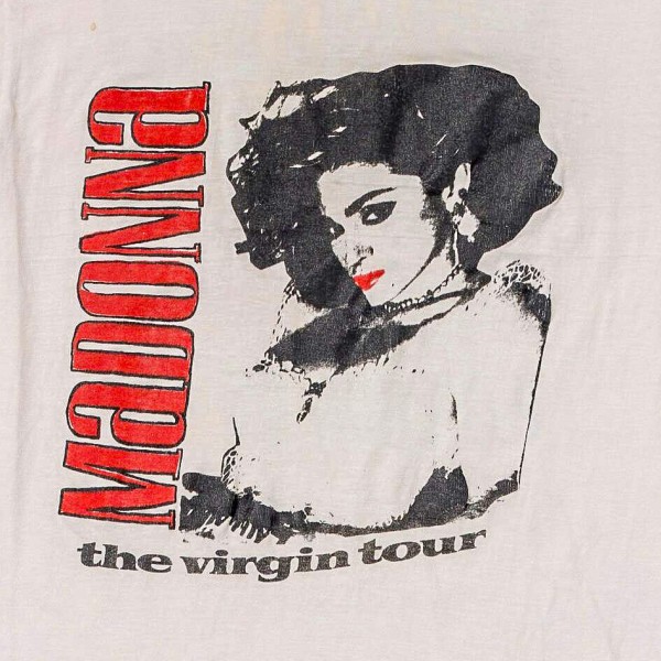 Madonna 1985 The Virgin Tour T-shirt, Dbl Graphics. Authentic
