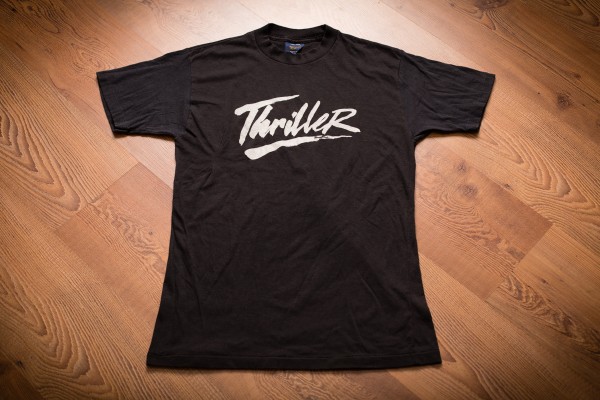 "Thriller" 80s Sneakers Tee. Michael Jackson?