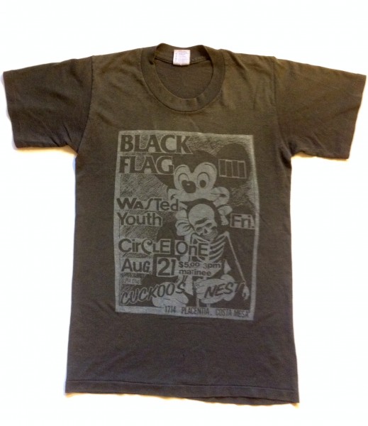 Black Flag show t-shirt. Historically rare...or just cool?