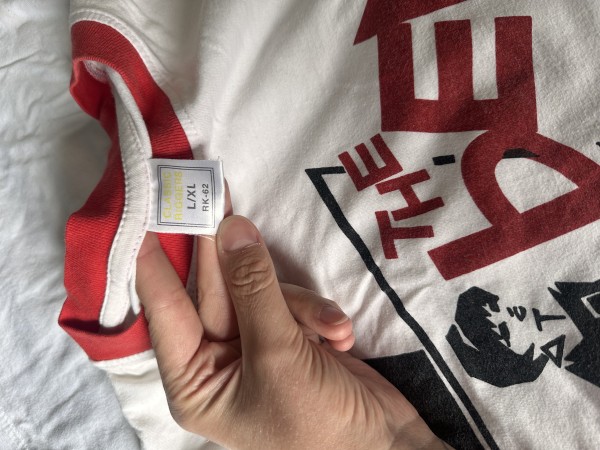 classic riggers t-shirt tag