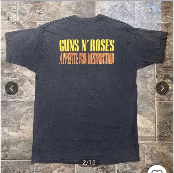 Guns N Roses Skull T-Shirt Appetite for Destruction