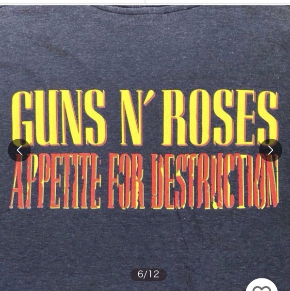Guns N Roses Skull T-Shirt Appetite for Destruction