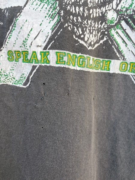 Vintage S.O.D. (Stormtroopers of Death) "Speak English or Die" T-Shirt