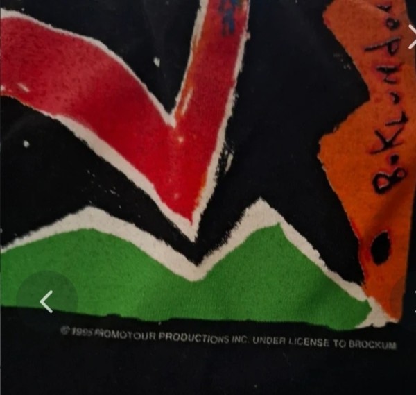 Rolling Stones 1995 Tee Voodoo Lounge t-Shirt