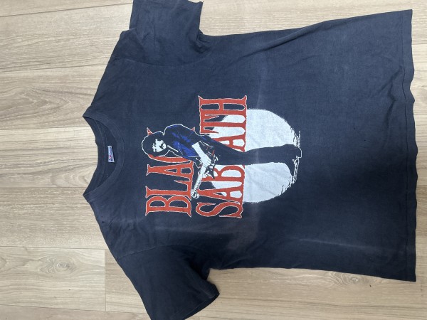 1986 black Sabbath tour t-shirt Tony Iommi