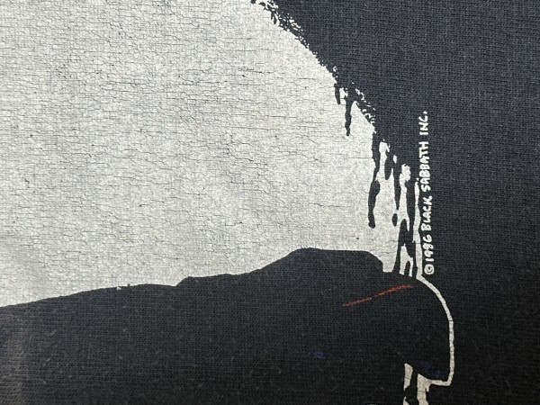 1986 black Sabbath tour t-shirt Tony Iommi