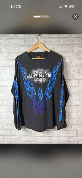 90s Harley V Flame long sleeve
