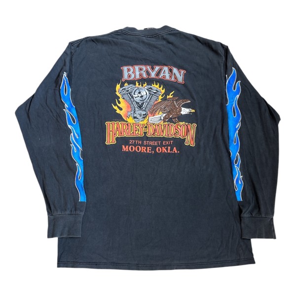 Harley Blue Flame Long sleeve