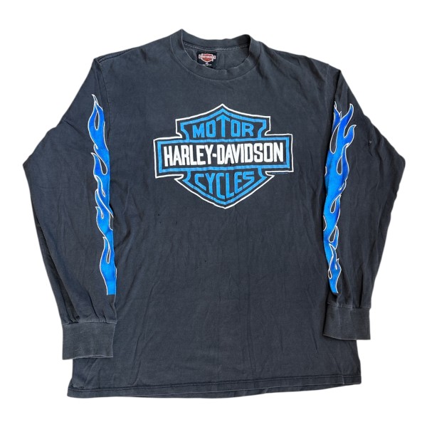 Harley Blue Flame Long sleeve