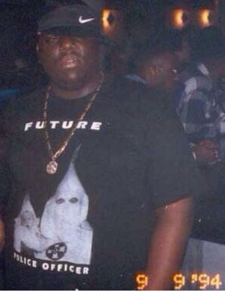 1993 Notorious B.I.G KKK Future Police Ofiicer t-shirt