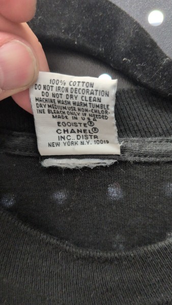 LC Chanel "Egoiste Platinum" Tee