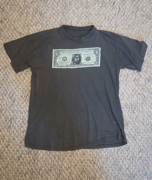Nirvana Kurt Dollar Bill T-Shirt
