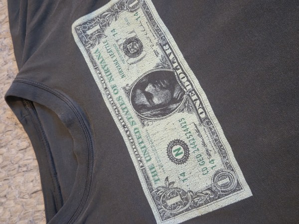 Nirvana Kurt Dollar Bill T-Shirt