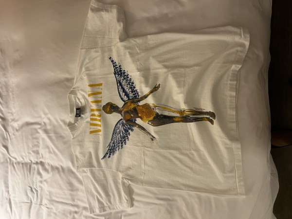 1993 Nirvana “In Utero” Angel — Giant tag, Under License to Brockum — legit check