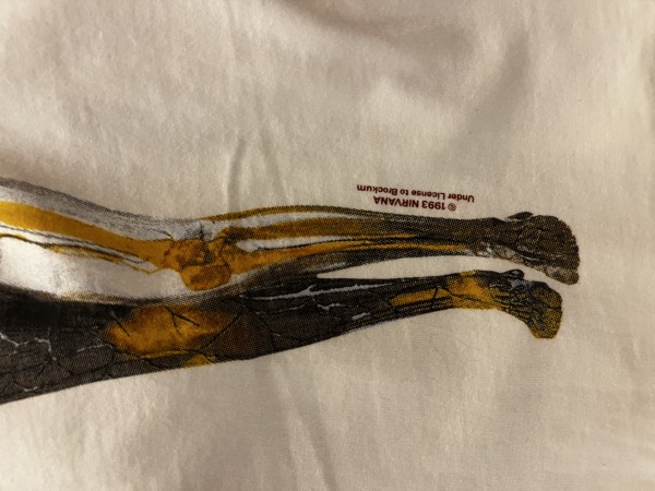 1993 Nirvana “In Utero” Angel — Giant tag, Under License to Brockum — legit check