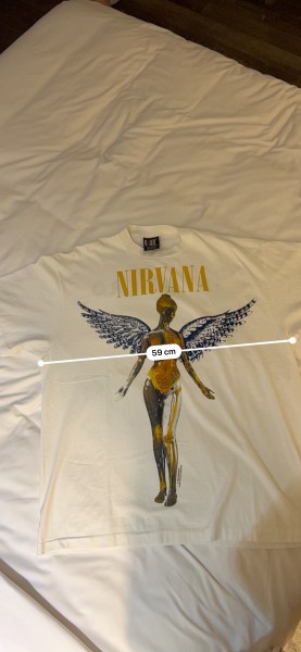 1993 Nirvana “In Utero” Angel — Giant tag, Under License to Brockum — legit check