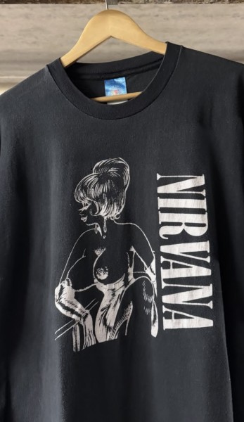Recently just bought still waiting to get it in hand but need to know what yall think. Nirvana stripper shirt.