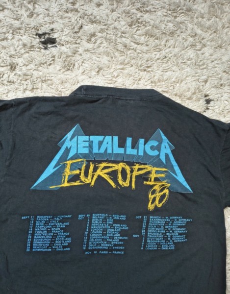 Metallica  AJFA Europe 88 tour and Damage Justice