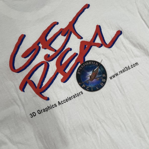 Legit check: Real3D StarFighter graphics card promo tee by Hanes