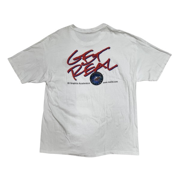 90s Real 3D StarFighter graphics card promo tee by Hanes