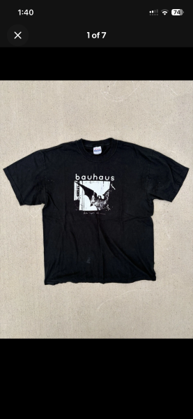 LC Vintage Bauhaus Bela Lugosi's Dead T- Shirt
