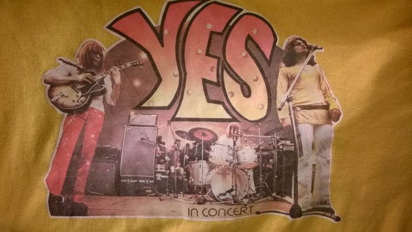 Vintage Yes concert t shirt 1970's?