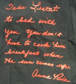 take lestat to bed shirt