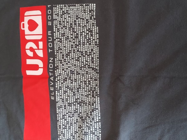U2 2001 elevation tour legit check