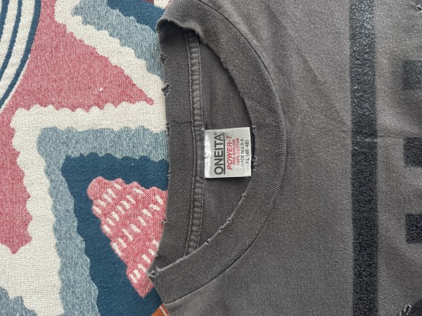 Collar closeup + distressing