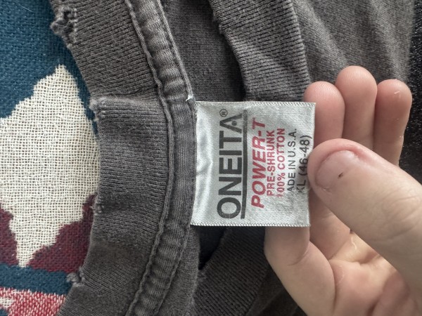 Tag closeup, front