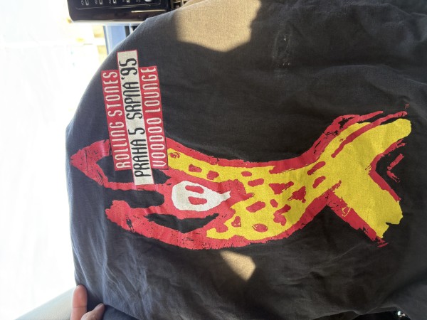 1994 Rolling Stones Spiked Tongue Voodoo Lounge Brockum Shirt