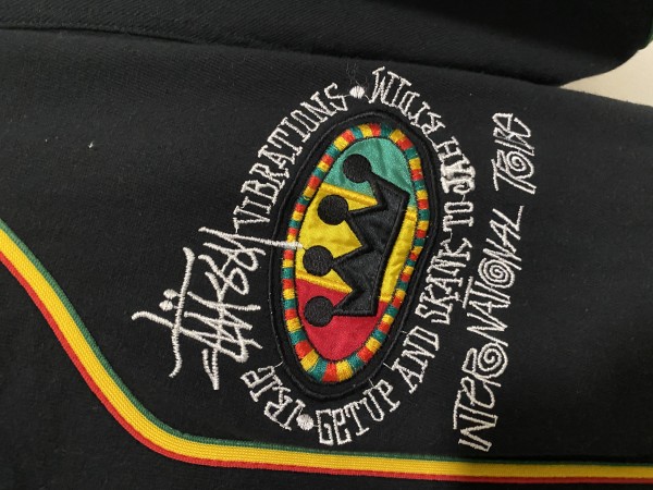 Stussy International tribe/ vibrations rasta baseball jersey