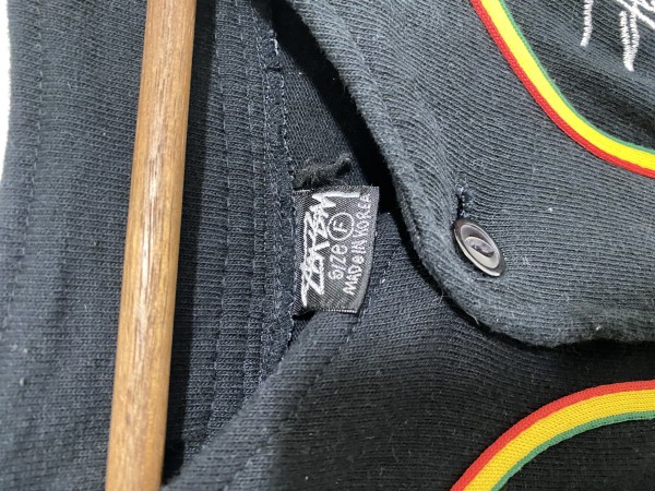 Stussy International tribe/ vibrations rasta baseball jersey