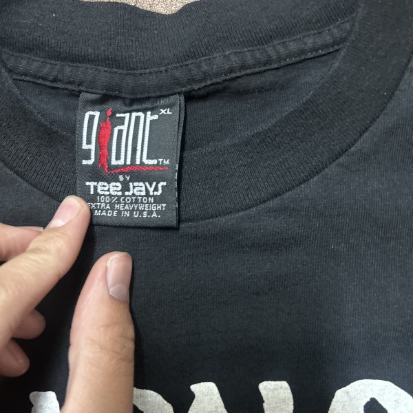 93 Lollapalooza tee on giant by Tee Jays tag