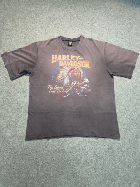Harley Davidson Irwin Tag Single Stitches