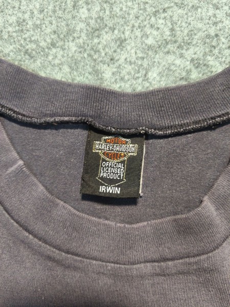 Harley Davidson Irwin Tag Single Stitches
