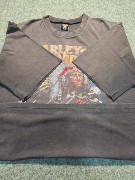 Harley Davidson Irwin Tag Single Stitches