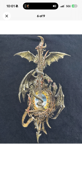 Appraisal: 90s Blind Guardian Andreas Marschall Art Shirt