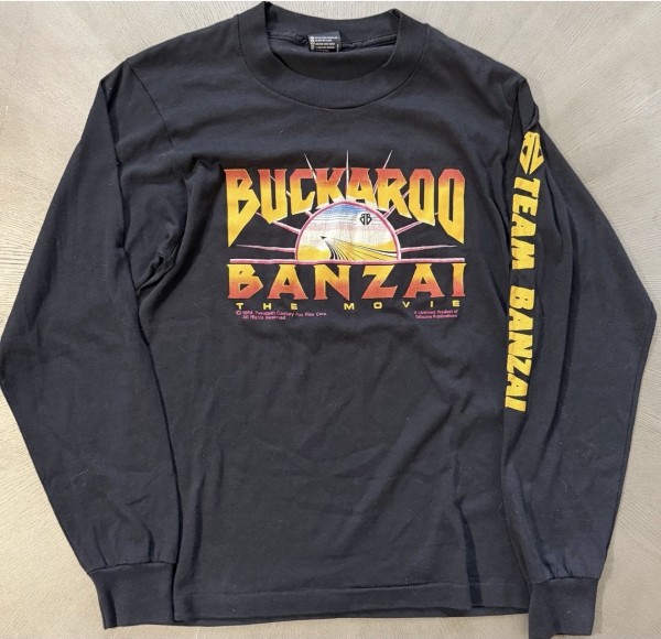 1984 Buckaroo Banzai Movie Promo Long Sleeve Tee