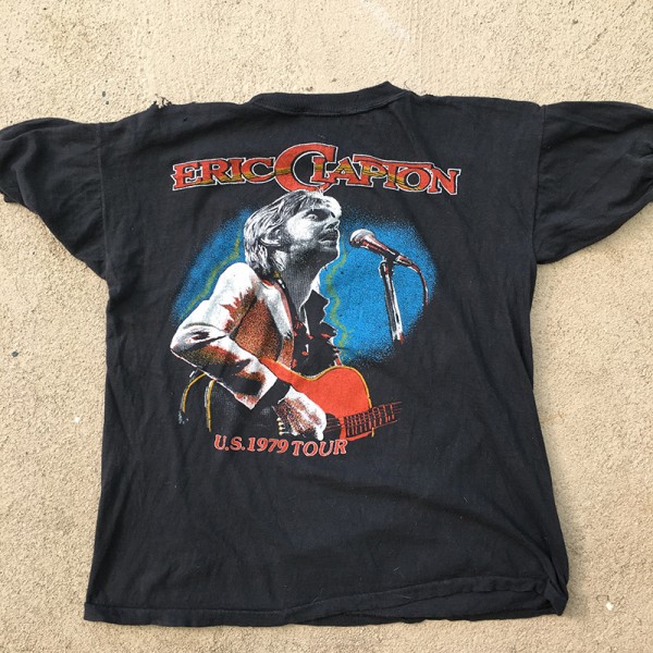 Eric Clapton 1979 Tour shirt