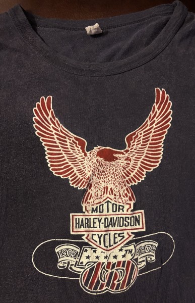 1978 Harley Davidson 75th Anniversary tshirt.