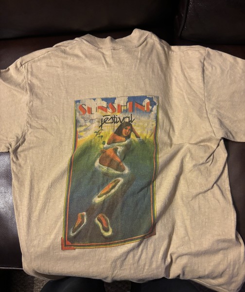Rare 1975 Hawaii Sunshine Festival Tshirt